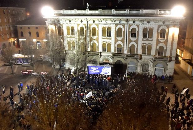 Regionali, la piazza di Salvini a Fidenza - Foto 