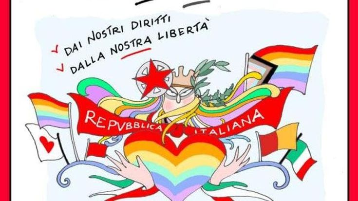 “La Repubblica è di chi la abita”: il Pride festeggia la Costituzione