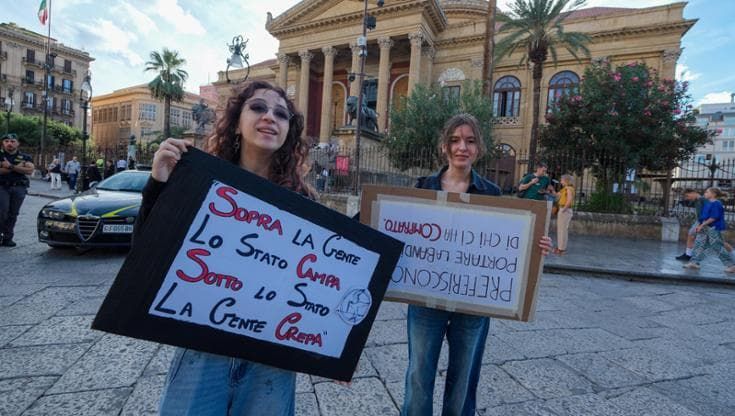 “Scusi, dov’è il corteo?” Più agenti che militanti nella protesta svanita