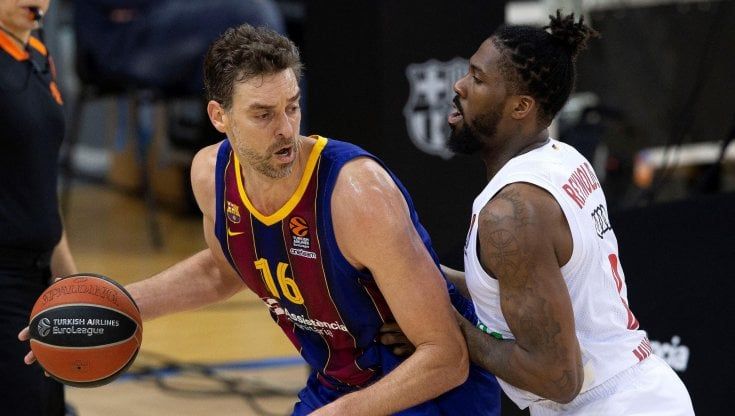 Basket, Eurolega: Gasol torna in campo con il Barcellona 20 anni dopo
