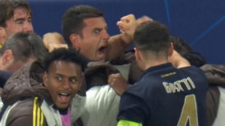 Thiago Motta con un bernoccolo in testa a fine partita: ecco cosa è successo