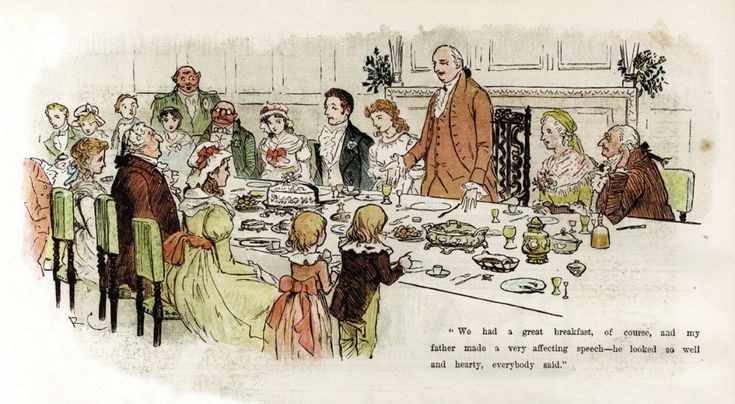 Natale, gli illustratori raccontano i pranzi pi&ugrave; famosi