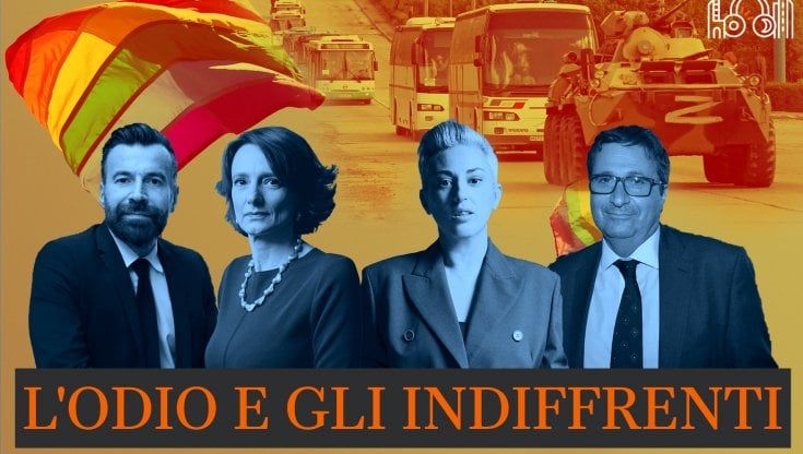 L'odio e gli indifferenti. La resa Azovstal, il Berlusconi no armi, il Ddl torna al Senato. Con Ermini, La Torre, Bonetti e Zan