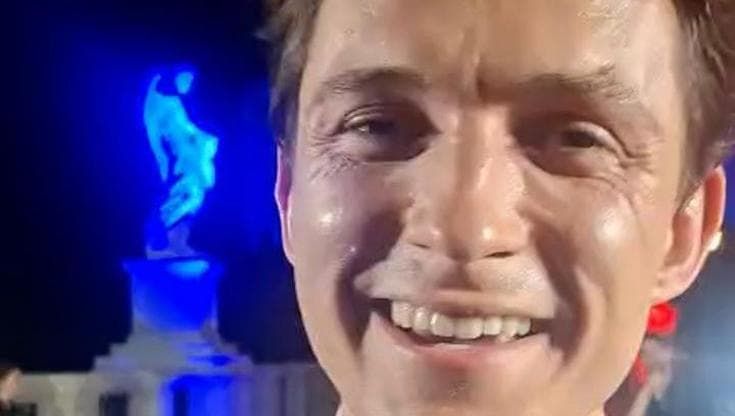 Tom Holland a Roma con Spider-man: "È un film enorme, spero che i fan apprezzeranno lo sforzo"