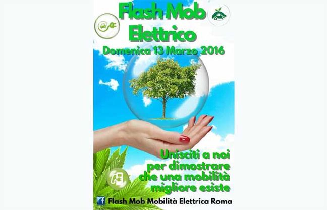 La mobilità sostenibile passa anche attraverso un flash mob