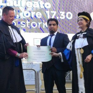 Potenza, all'ateneo lucano il primo laureato rifugiato