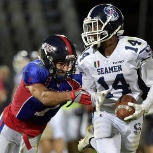 Football, i Seamen Milano firmano il poker, ma che bravi i Giants Bolzano