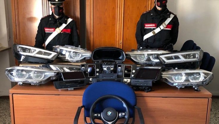 Da Parma in viaggio per la Moldavia con ricambi auto di lusso rubati