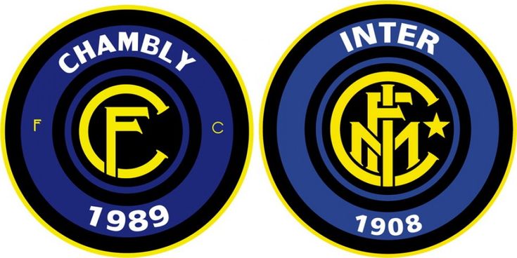 Calcio, Francia: lo Chambly si ispira all'Inter e copia il logo