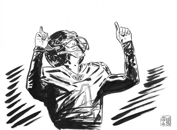 Nfl, i protagonisti del campionato nei disegni di Lorenzo Ruggiero