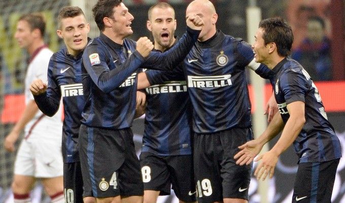 Inter-Livorno 2-0, i nerazzurri ritrovano Zanetti