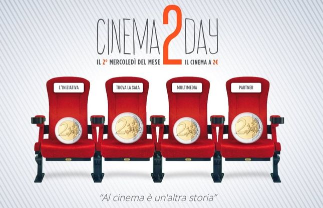 Ecco "Cinema2Day": proiezioni a soli 2 euro, ogni secondo mercoledì del mese