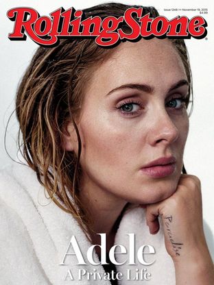  Adele senza trucco sulla copertina di Rolling Stone