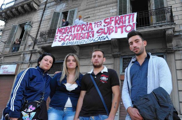 I senza casa di via Calvi<br />occupano un altro palazzo