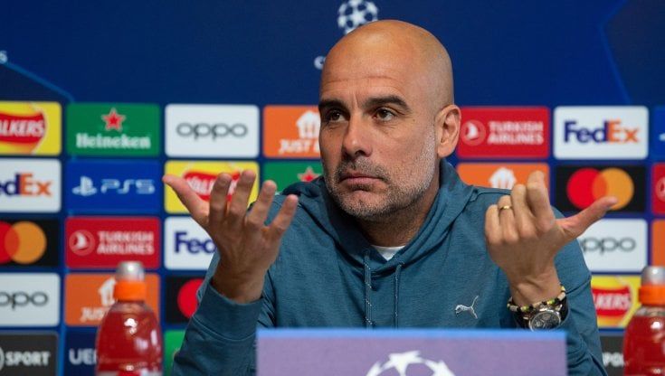 Guardiola: "Il Napoli? Non voglio parlarne perché altrimenti Spalletti si arrabbia, è molto sensibile..."