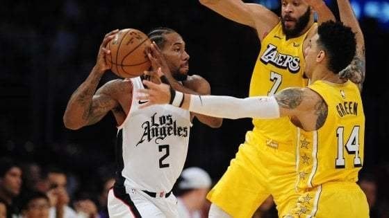 Basket, Nba: aprono Utah-New Orleans e il derby di Los Angeles