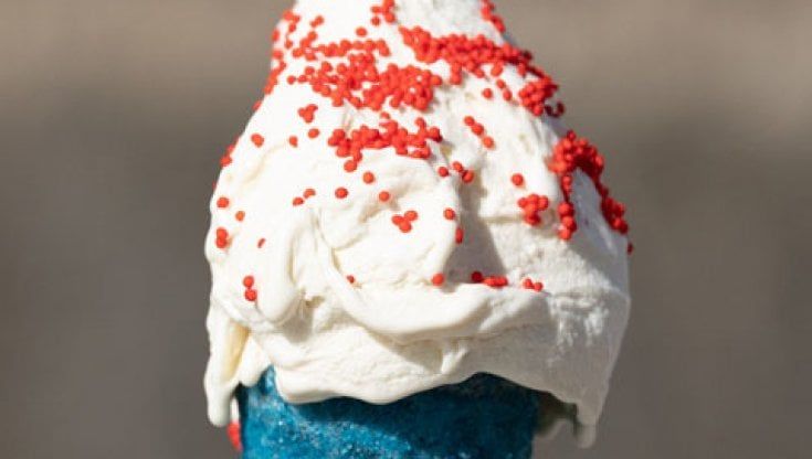 Bif&st, l'omaggio della gelateria Gentile con il gusto 'Polvere di stelle'. Disponibile fino al 2 ottobre