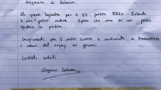 Parma, tifoso spagnolo regala biglietto Sei Nazioni al club che ha perso giovane giocatrice 