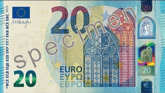 Arriva la nuova banconota da 20 euro: via dal 25 novembre