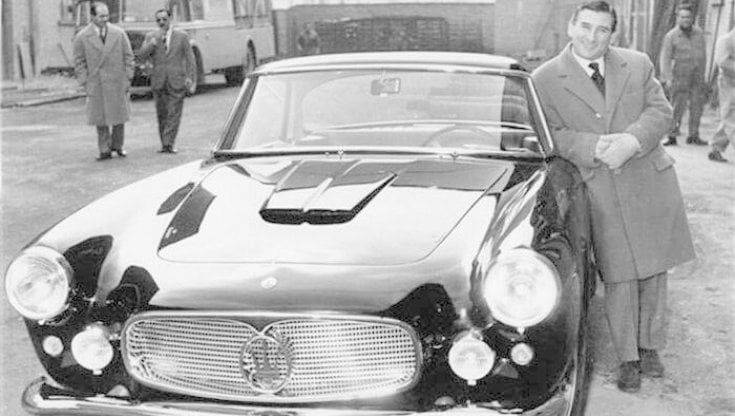 Rascel il corazziere e la sua Maserati. Ora finita all'asta