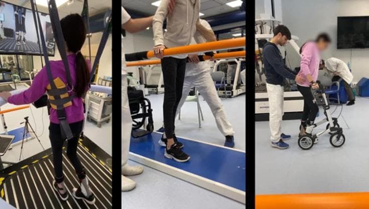 Quattro persone con lesioni di midollo complete tornano a camminare