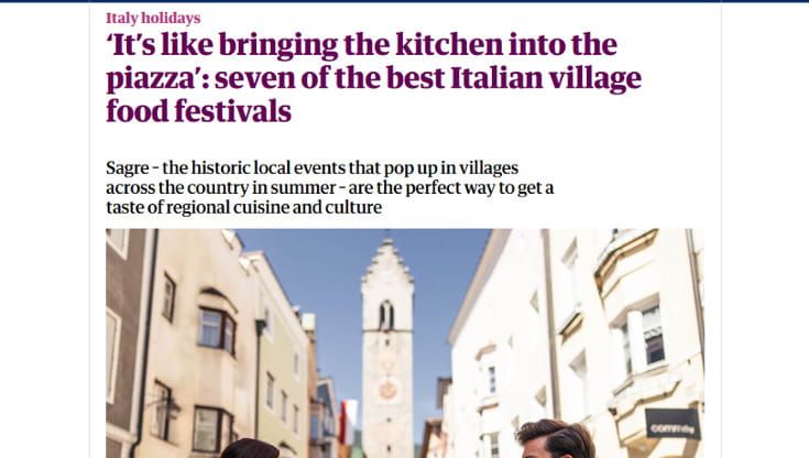 La Puglia delle sagre celebrata dal Guardian: “Modo giusto per passare l’estate”. Ecco il calendario