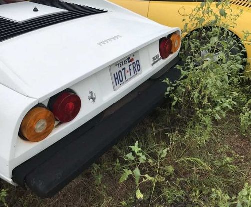 Le undici Ferrari abbandonate in un campo