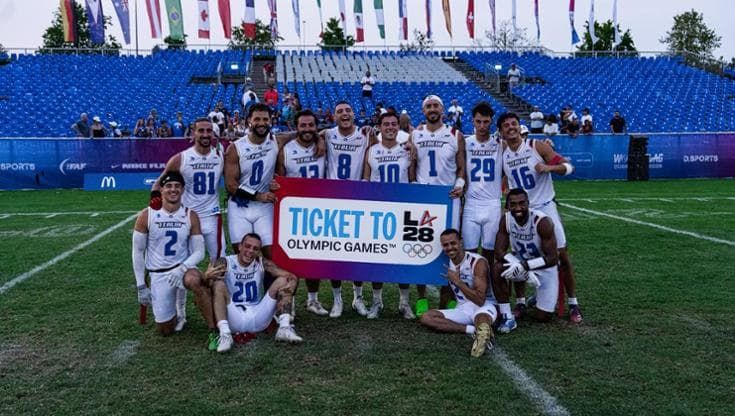Impresa azzurra: il Blue Team di Flag Football si qualifica alle Olimpiadi di Los Angeles