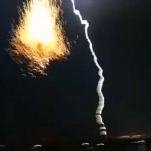 Fulmine distrugge campanile nello spezzino