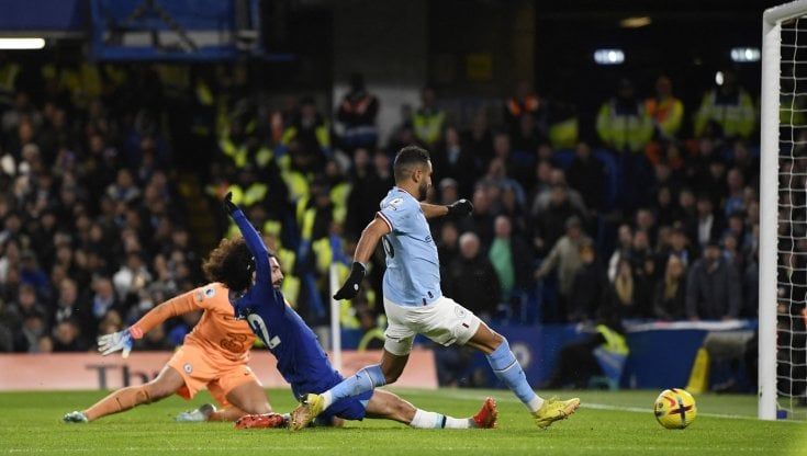 Premier, Chelsea-City 0-1: grazie a Mahrez Guardiola si avvicina all'Arsenal