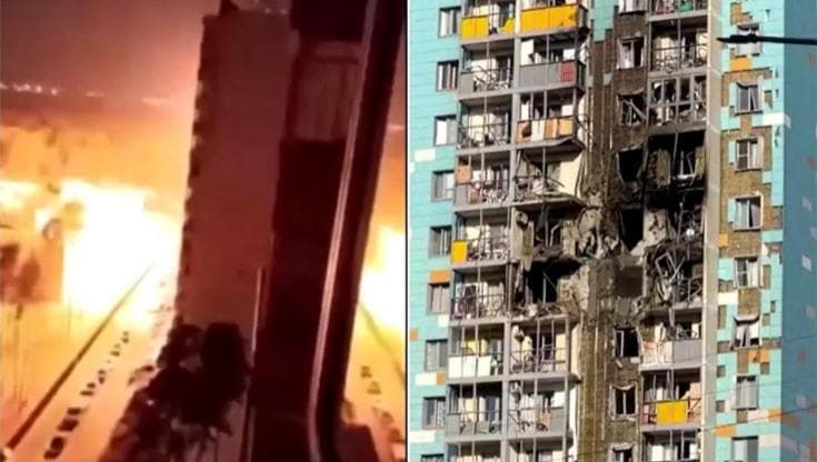 Mosca, i droni ucraini colpiscono a 40 km dalla capitale: le esplosioni notturne e i palazzi distrutti