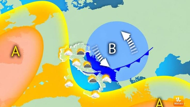 Previsioni meteo, caldo e sole al Nord e sul Tirreno. Piogge al Centro-Sud