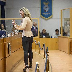 Monica Paolino in tribunale: "La camorra fa solo schifo"