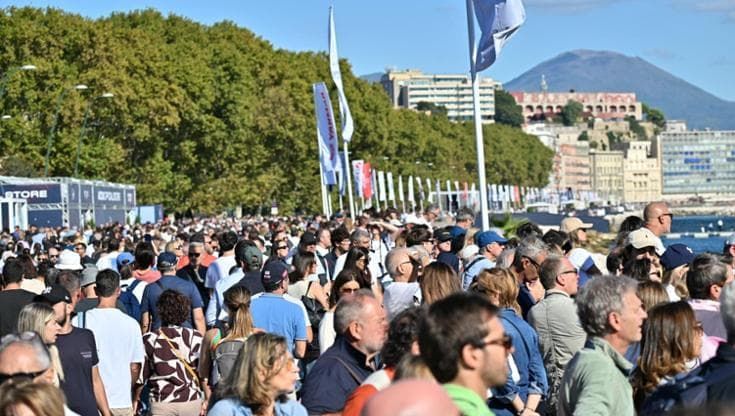 Preregata di Coppa America a Napoli, successo di pubblico nella giornata conclusiva: 75.000 presenze