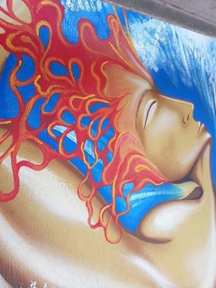Nardò, le case popolari raccontano Adamo ed Eva con la street art