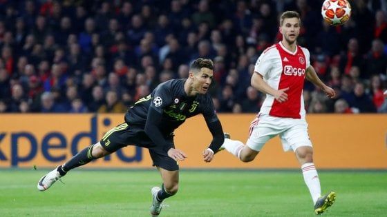 Ajax-Juventus 1-1: Ronaldo segna, Neres risponde. Buon pari per i bianconeri