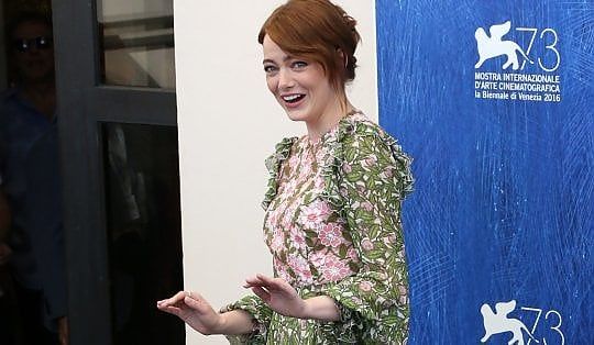Venezia s'illumina con 'La La Land'. Emma Stone: "Un film fatto di emozioni, quelle che aiutano a realizzare i sogni"