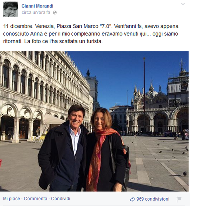 Morandi festeggia il 70esimo compleanno a Venezia