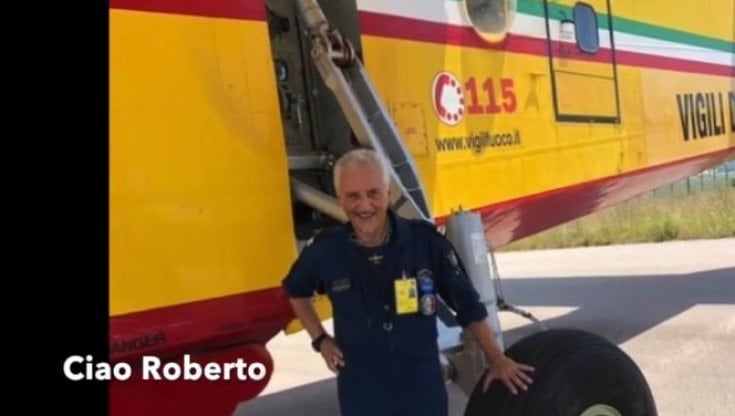 Canadair contro l'Etna, domani i funerali del pilota salernitano