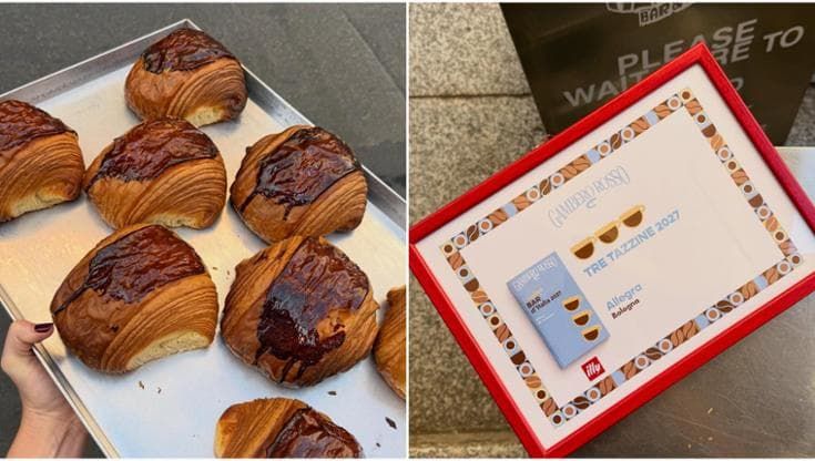 Il Gambero Rosso premia Allegra: è il bar da “Tre tazzine”. Colazioni con il pain suisse da 5 euro