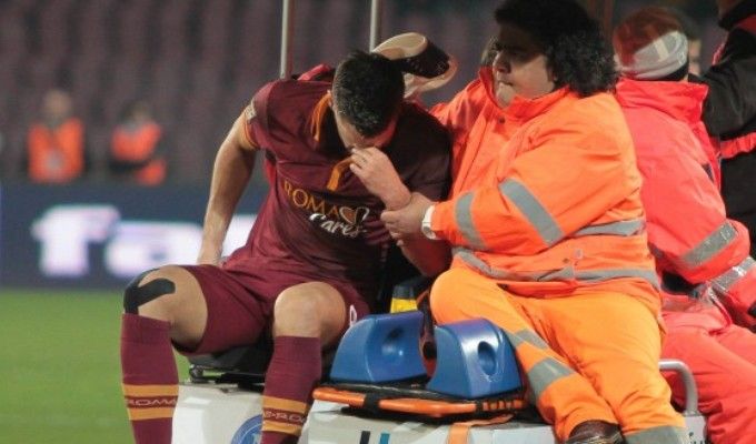 Strootman, fine corsa. Tocca a Taddei