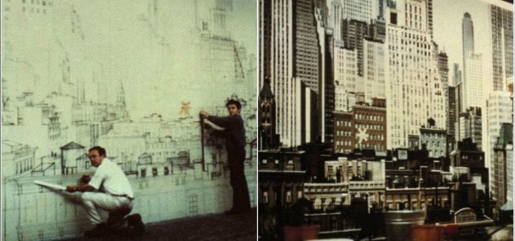 Gino Pellegrini, l'arte di dipingere gli sfondi negli anni d'oro di Hollywood