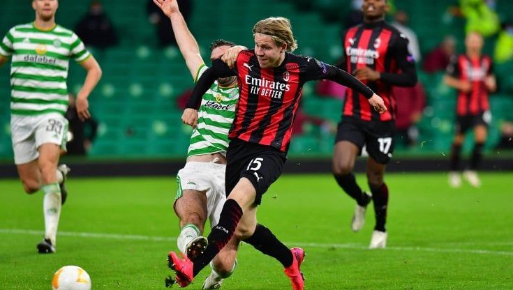 Celtic-Milan 1-3: i rossoneri non si fermano, a Glasgow l'ottava vittoria di fila