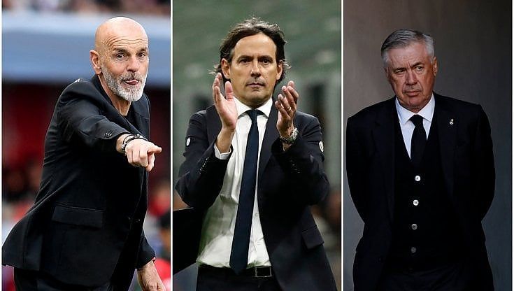 Inzaghi, Pioli e Ancelotti: tre uomini in panca tra la via Emilia e la Champions
