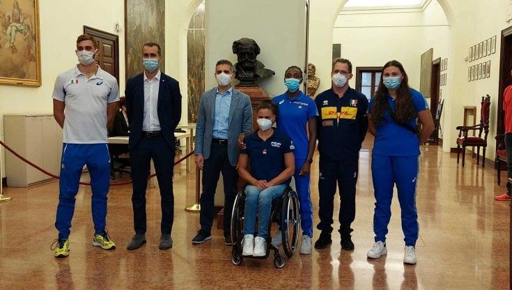 Da Parma a Tokyo: il saluto della città agli atleti in partenza per le Olimpiadi 