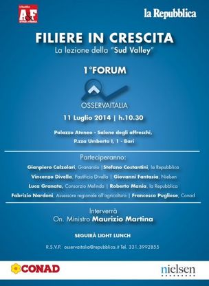 Osserva Italia, il forum di Bari <br />le filiere della Sud Valley