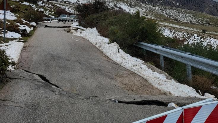 Emergenza frane sulle Madonie, chiusa la strada che porta a Piano Battaglia. L’allarme del sindaco