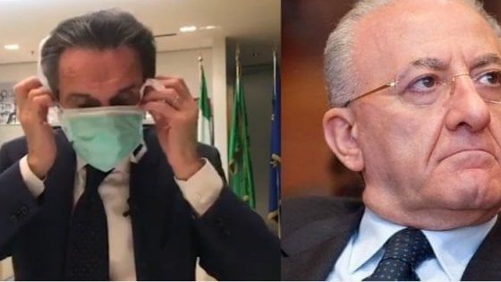  Coronavirus, De Luca: "Dal video di Fontana messaggio devastante"