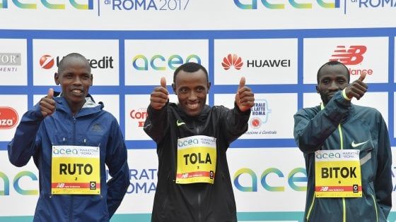 Maratona di Roma, dominio etiope: vincono Tola e Chota