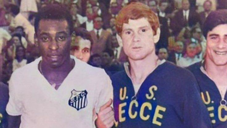 "Quella volta che Pelè giocò contro noi ragazzi del Lecce"